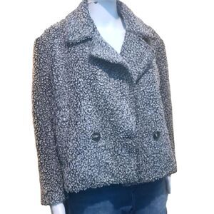 Vince Camuto Fuzzy Jacket in gray